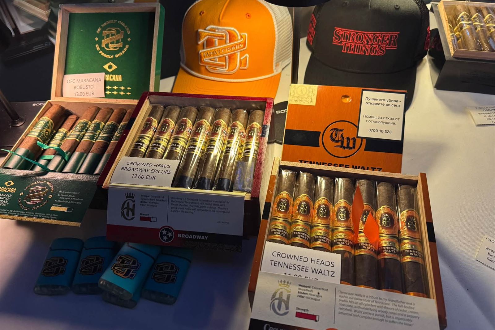 Promotional Event: Crowned Heads, Padilla Cigars, Cavalier Geneva Cigars
